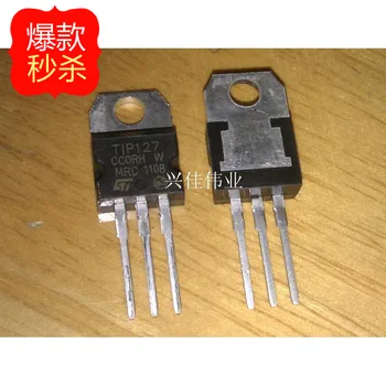 10PCS Jaunu TIP127 TO-220 100V / 5A / 65W PNP Darlington Jaudas Tranzistors