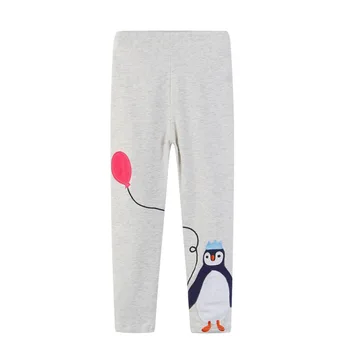 Maz maven 2024. gadam Baby Meitenes Jauki Pingvīns Kokvilnas Zeķes Mīkstas un Komfortu Bikses Bērniem, Ikdienas Drēbes Pavasara un Rudens