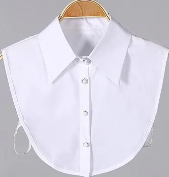 Pieaugušo Kreklu Apkakles Visu Maču Melna Balta Viltus Kreklu Apkakles Džemperis Apdare Mežģīņu Tamborēšanas Modes