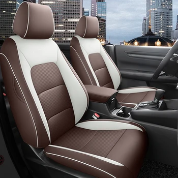Custom Car Seat Covers 5 sdvietas Honda CRV 2023 2024 CR-V, kas Pilnībā Klāta Elpojoša Ādas Spilvena Auto Sēdeklīti seguma