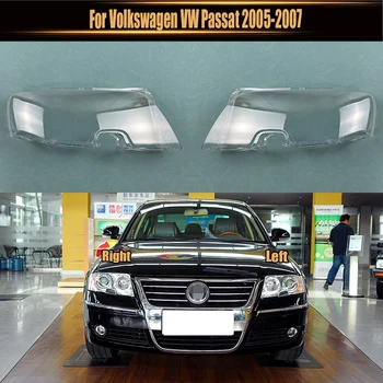 Par Volkswagen VW Passat 2005 2006 2007 Lukturu Pārskatāmu Vāku, Abažūrs Lukturi priekšējo Lukturu Korpusa Objektīvs organiskā stikla