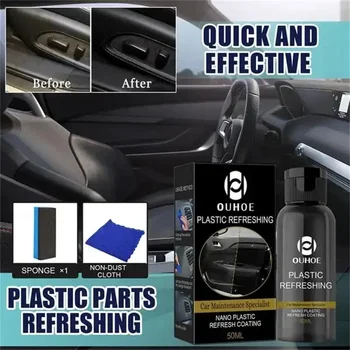 1Pc Plastmasas Atjaunošanā apvalka 30/50ml Auto Daļas Atjaunotas Aģentu Auto Pārbūvei Aģents Noņemt Traipu Auto Atjaunot