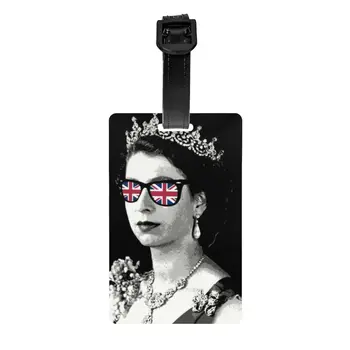 Karaliene Elizabete Apvienotās Karalistes Karogu, Bagāžas Birkas, lai Somas Smieklīgi Britu Honorāru Bagāžas Birkas Privātuma Segtu ID Etiķete