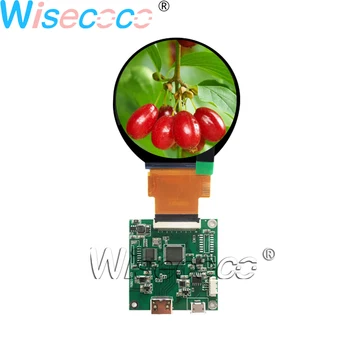 Apaļš LCD Ekrāna Modulis 2.1 Collu 480*480 RGB 40 PIN IPS Apli Displejs Micro USB Skaļruņu Audio Vadītāja Valdes Robots Wisecoco