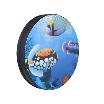 SLADE Orff Jūras Viļņu Bungas Tropu Zivis Modelis Tamburīns Okeāna Mūzikas Skaņas Bērniem Apgaismības Muzikālās Rotaļlietas Bungas, Perkusijas