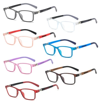 Y166 Zilās Gaismas Filtru, Drošības Brilles Datoru UV Brilles Portatīvo Ultra-Light Lasītāji Bērniem, Optiskās Brilles Rāmis
