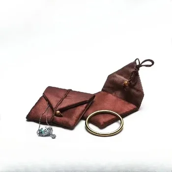 Klasiskās rotaslietas flannelette soma Seno kaste maza soma, rokassprādze flannelette soma Jade jade uzglabāšana