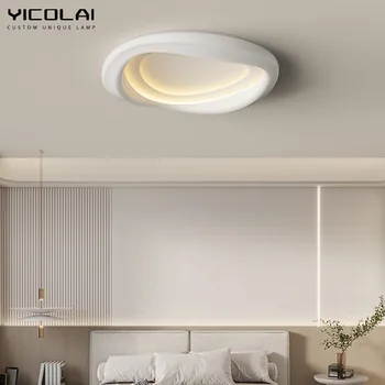 Baltā Apaļā Koridora Modernu LED Griestu lampas Ar Tālvadības pulti Balkons, Virtuves, Guļamistabas, viesistaba, Mājas Dekoru Minimālisma