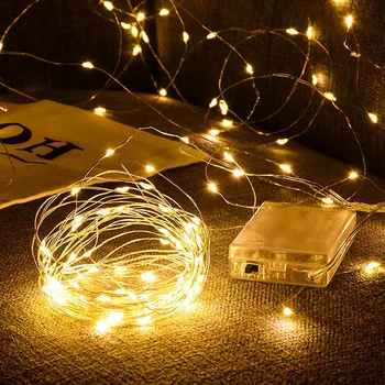5/10M LED String Light Ziemassvētku Rotājumi Pasaku Vainags Gaiši Ūdensizturīgs Āra Puse Dārza Ramadāna Lieldienu Rotājumi Lampas