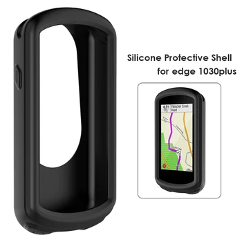 Lietā ir Savietojams Garmin Edge 1030 Plus GPS - Silikona Aizsardzības pārklājums Ūdensizturīgs Silīcija TPU Silicone Case - Black 2