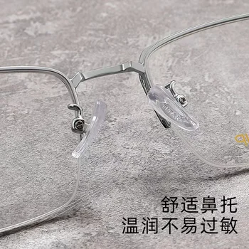 53mm Jauns sakausējuma pusi kadra laukumā brilles rāmis vīriešiem un sievietēm brilles rāmis, anti zilā recepšu brilles rāmis 96073 3
