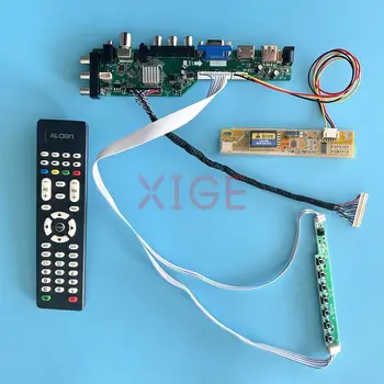 LCD Vadītāja Kontrolieris Valdes Fit LP141WP1 N141C1 N141C3 Monitoru Komplekts DIY IS+AV+USB+HDMI+VGA 1CCFL Digitālā DVB 30Pin LVDS 1440*900