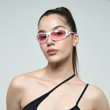 Kiberpanku Stilā, Saulesbrilles Y2K Punk Toņos Sieviešu Ielu Modes Brilles Moderns Vīriešu Hip-Hop Sporta Brilles Velo Brilles