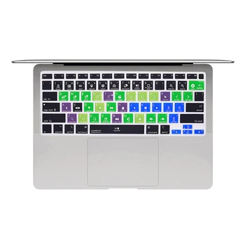 Final Cut Pro X Īsceļu Tastatūras Vāciņš Ādas MacBook Air 13.3 Collu A2179 A2337 M1 Čipu 2020 2021 ar Touch ID ASV Izkārtojums