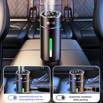 Automašīnu gaisa mitrinātāju, Uzlādējams Saprātīga Izslēgt Krāsains Apkārtējās Gaismas USB Portatīvo Gaisa Smaržas Izkliedētājs Par Transportlīdzekļa EssentialOil
