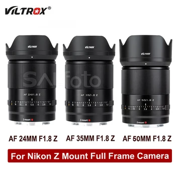 Viltrox 24MM 35MM 50MM F1.8 Z AF Lielas Apertūras Platleņķa primāro Objektīvu priekš Nikon Z-Mount Pilna Kadra režīmā, Kamera Z6 Z7 II Z50 Z6II
