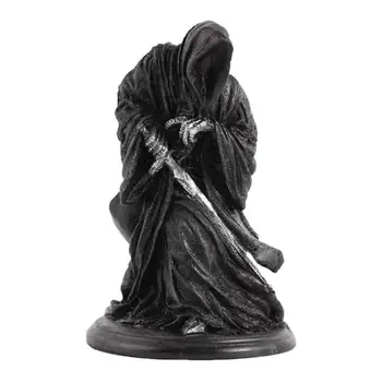 Grim Reaper Statuja Gothic Darbvirsmas Sveķu Black Skulptūras Gūtu Mierinājumu Staipeknis Reaper Mājas Dekoru Halloween Dekorēšanai