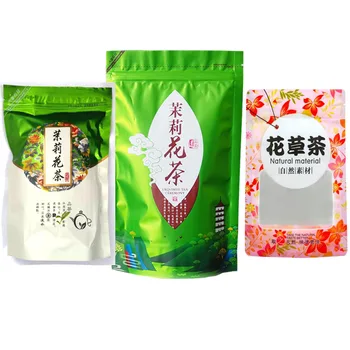 250g Ķīnas jasmīnu Dragon Pearl Tējas Uzstādīt Vakuuma Plastmasas Maisiņi, jasmīns, Roze, Fower Tējas Maisiņu, Kompresijas Nav Iepakošanas Soma