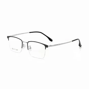 53mm Jauns sakausējuma pusi kadra laukumā brilles rāmis vīriešiem un sievietēm brilles rāmis, anti zilā recepšu brilles rāmis 96073