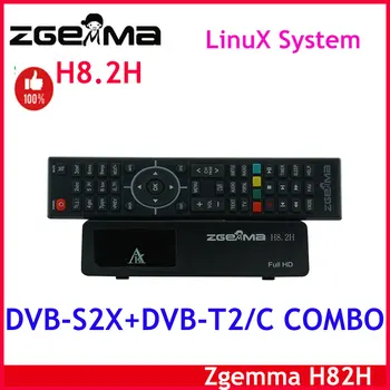 Karstā pārdošanas!!! ZGEMMA H8.2H Satelīta TV Uztvērējs Linux Enigma2 Receptoru DVB-S2X+DVB-T2/C H2.65 1080P HD Digitālās Satelīttelevīzijas Uztvērējs
