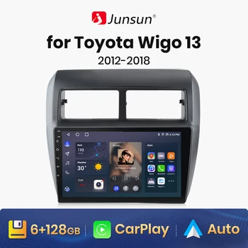 Junsun V1 AI, Balss Bezvadu CarPlay Android Auto Radio 
