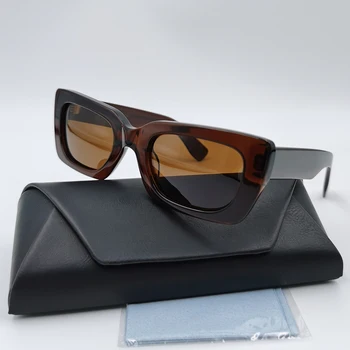 2023 Jaunā Sieviešu Modes Acetāta Saulesbrilles Vīriešiem nelielu Kvadrātveida Dizaineru Brilles par Sieviešu Vīriešu Āra Polarizētās Brilles UV400