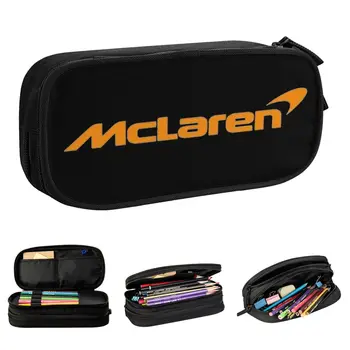 McLarens Komandas Logo Zīmuli Gadījumā Dubultā Slāņa Liela Jauda, Bērniem, Skolas Piederumi Pencilcase Pārsteigumu Dāvanu 0