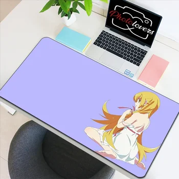 Anime Shinobu Oshino Spilventiņu, lai Datoru Peles Paklāji Birojs peles paliktnis Galda Piederumiem Spēlētājs Tastatūras Spēļu Telpu Dekorēšana Galddatoriem