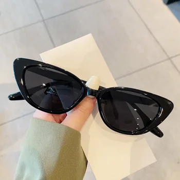 Sieviešu Personalizētu Melnu Rāmi Saulesbrilles, Universāls, Saulesbrilles Luksusa Modes Moderns Luksusa Zīmolu Dizaineris Kaķu Acu Saulesbrilles