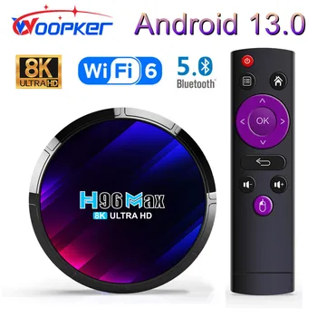 H96 MAX RK3528 Android 13 TV Kastē Rockchip 3528 Četrkodolu 8K Media Player Wifi6 BT5.0 4GB 64GB Google Voice 2GB 16GB Set Top Box 0