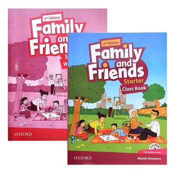 Angļu Versija Oxford Ģimeni un Draugiem Calss Book+Workbook Bērnu angļu valodas Mācību grāmatu Bezmaksas Piegāde