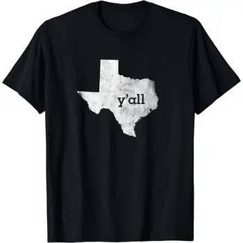 Vintage Texas Krekls - Valsts Texas, Y ' all T-krekls Yall