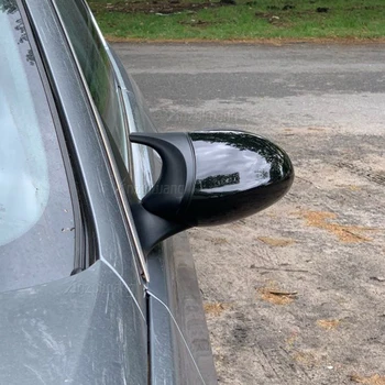 1 Pāris Spīdīgi Melni M3 Stila Sānu Spoguļa Vāciņš Caps Nomaiņa BMW E90 E91 E92 E93 Auto Piederumi