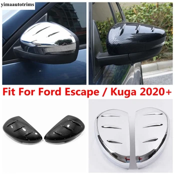 Automašīnas Atpakaļskata Spogulī, Cokols Korpusa Aizsargs Vāciņš Melns, piemērots Ford Escape / Kugas 2020. gadam - 2023. gadam ABS Chrome / Oglekļa Šķiedras Piederumi