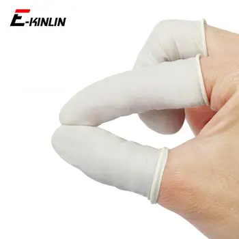 Vienreizējās lietošanas Gumijas Demontāža, neslīdoša Rokai Aizsargs Antistatiska Pirkstu Segtu Gultiņas Darba Cimdi Atveriet Rīki Mobilais Tālrunis