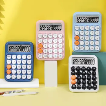 Gudrs Želejas Pupiņām Mehāniskā Tastatūra Kalkulators Biroja Studentu Eksāmenu Kalkulators 12 ciparu Displejs Liels Ekrāns Poga Noņemams