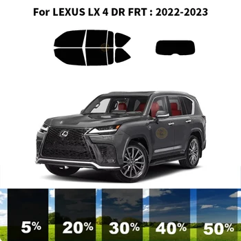 Sagrieztos nanoceramics auto UV Window Tint Komplekts Automobiļu Logu Plēves, Par LEXUS LX 4 DR FRT 2022-2023