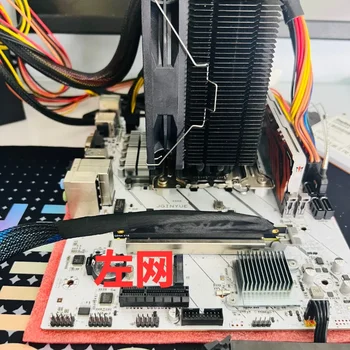 PCI Express 4.0 X16 pa Kreisi-pa kreisi, pa Labi-pa Labi Tīkla Kabeli, PCIE 16x Grafisko Karti Pagarināšanu GPU AI Plāksteris Servera Ārēju Kabeļu Gen4 1