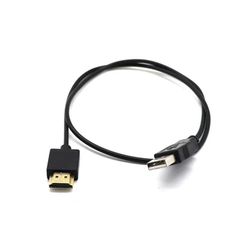 1~10PCS 1.4 Vīrietis Ar USB 2.0 Plug Adapteris Savienotājs Lādētāja Pārveidotājs Kabelis 1