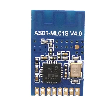 AS01-ML01S V4.0 nRF24L01 + 2.4 G bezvadu modulis 1mw 120m SMD bezvadu raiduztvērēju modulis 1