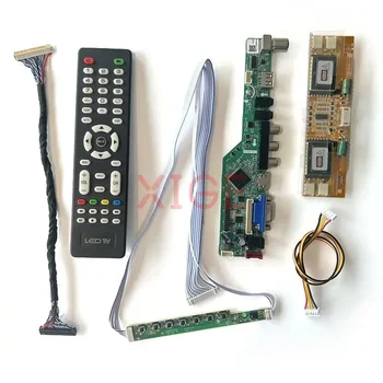 Par M201P1-L01/L02/L03/L05 Kontrollera Draiveri Valdes LCD Monitors DIY Komplekts, 30-Pin LVDS AV+HDMI+VGA+IS+USB 4CCFL TV Analog 1400*1050 2