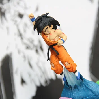 25cm Dragon Ball Z Attēls Son Goku, Piccolo Rīcības Attēls Kaujas Goku Vs Piccolo Anime Statuetes Modeļu Lelle Kolekcionējamu Rotaļlietu Dāvanu 2
