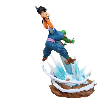 25cm Dragon Ball Z Attēls Son Goku, Piccolo Rīcības Attēls Kaujas Goku Vs Piccolo Anime Statuetes Modeļu Lelle Kolekcionējamu Rotaļlietu Dāvanu 4