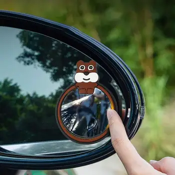 Blind Spot Spogulis 2gab Kārta Atpakaļskata Spoguļi Izliekta Atpakaļgaitas Spogulis Ar 360 Plats Leņķis Regulējams Automašīnas SUV Un Kravas automašīnām 4
